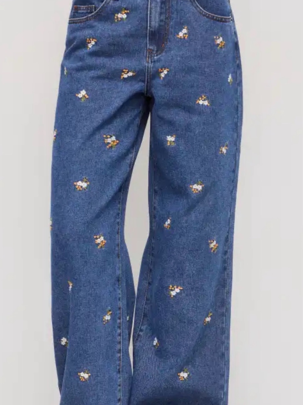 Cider floral jeans low rise - Size XXS - Picture 6 of 7